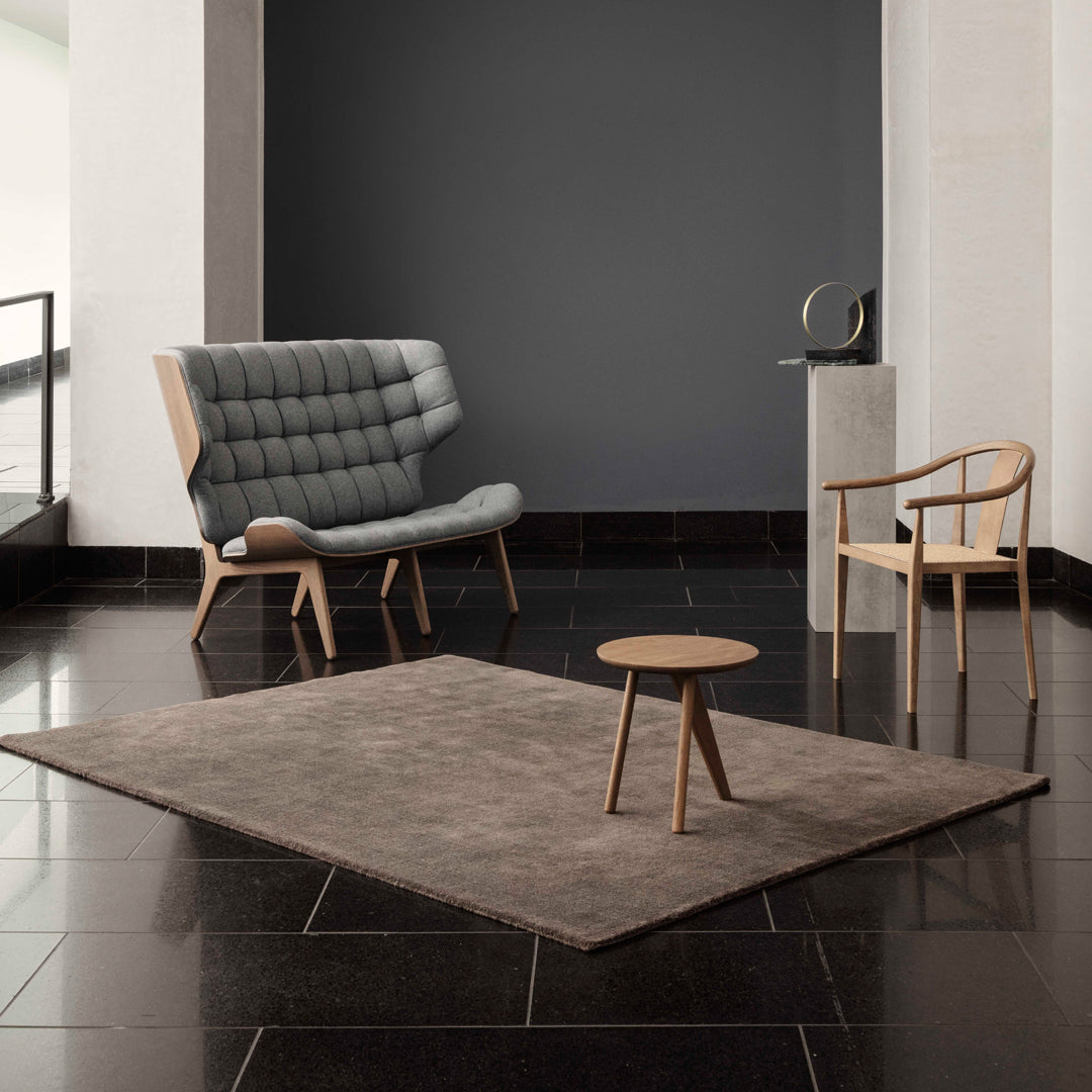 Hansen Hyldahl Fin Side Table by Norr11 - Modern Scandinavian End Table for Living Room, Bedroom & Office - Stylish & Functional Home Decor