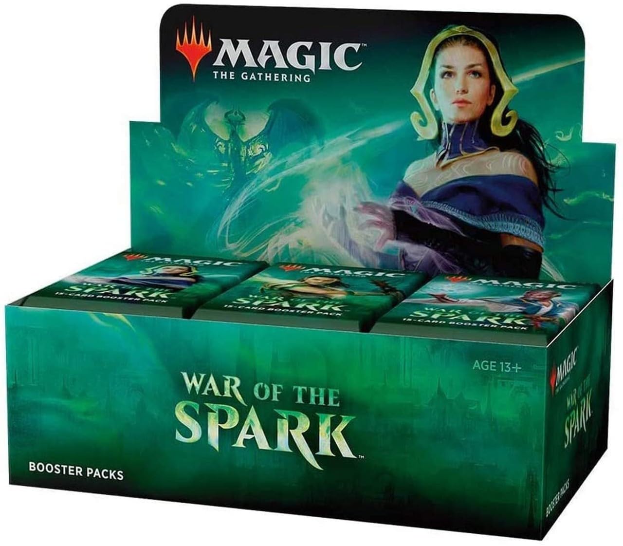 Magic: The Gathering War of The Spark Japanese Booster Box - 36 Booster Packs with Planeswalker in Every Pack | Collectible Trading Cards for MTG Players & Strategy Gamers | Perfect for Tournaments, Game Nights & Gift Giving