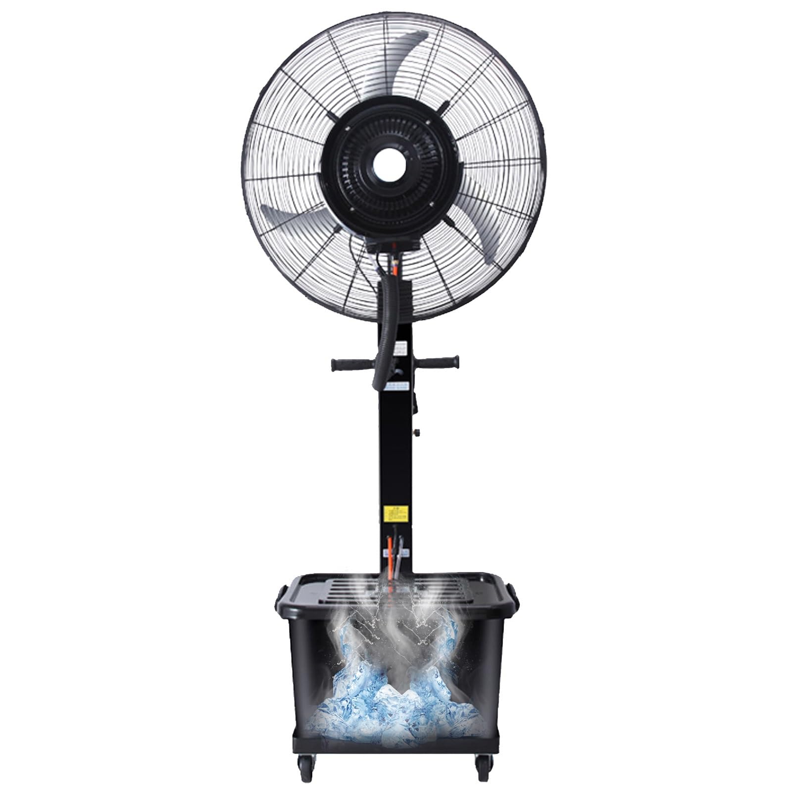 TsoLay 26in Heavy Duty Misting Fan - Portable Oscillating Floor Fan with Stand for Outdoor & Commercial Use | Perfect for Patio, Poolside, Backyard, and Events