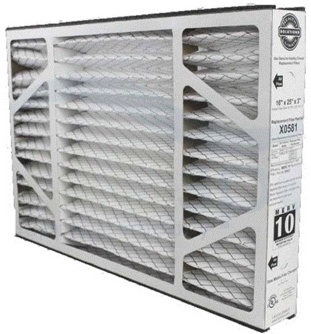 Lennox X0581 MERV 11 Air Filter 16x25x3 - OEM Original Replacement for HVAC Systems - Perfect for Home, Office & Commercial Use