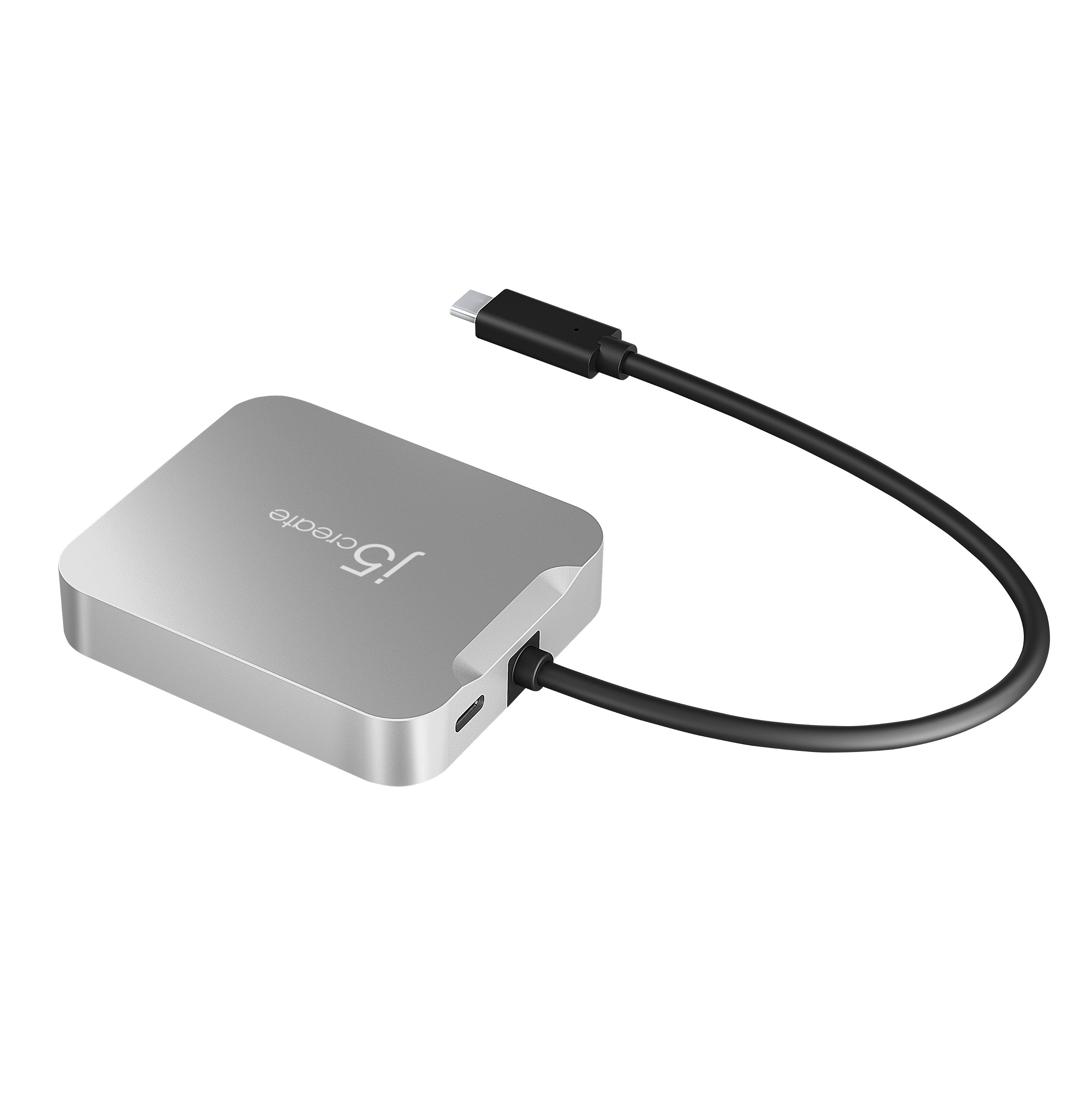 4K60 Elite USB C® PD Multi Port Adapter - 6-in-1 USB C Hub with HDMI, Ethernet, USB 3.0 for MacBook Pro/Air, iPad Pro, Chromebook - Perfect for Home Office, Gaming & Video Conferencing