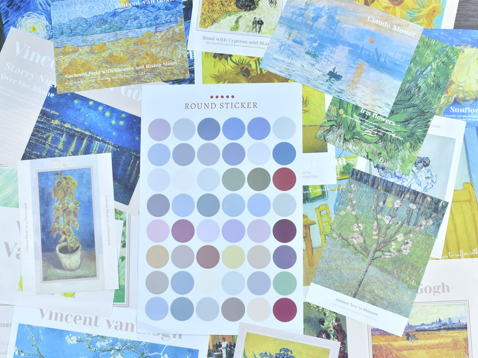 Scrapbooking Decorative Background Paper - Aesthetic Oil Painting Collection for DIY Journals, Planners & Collages | Perfect for Decoupage, Envelopes, Wall Art & Window Decals | Creative Craft Projects for Home Decor & Gift Making