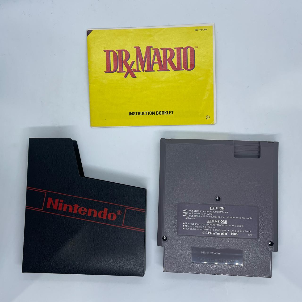 Original Nintendo NES Game - Dr. Mario with Manual (PAL Version) | Classic Puzzle Game for Retro Gaming Enthusiasts | Perfect for Collectors and Nostalgic Play