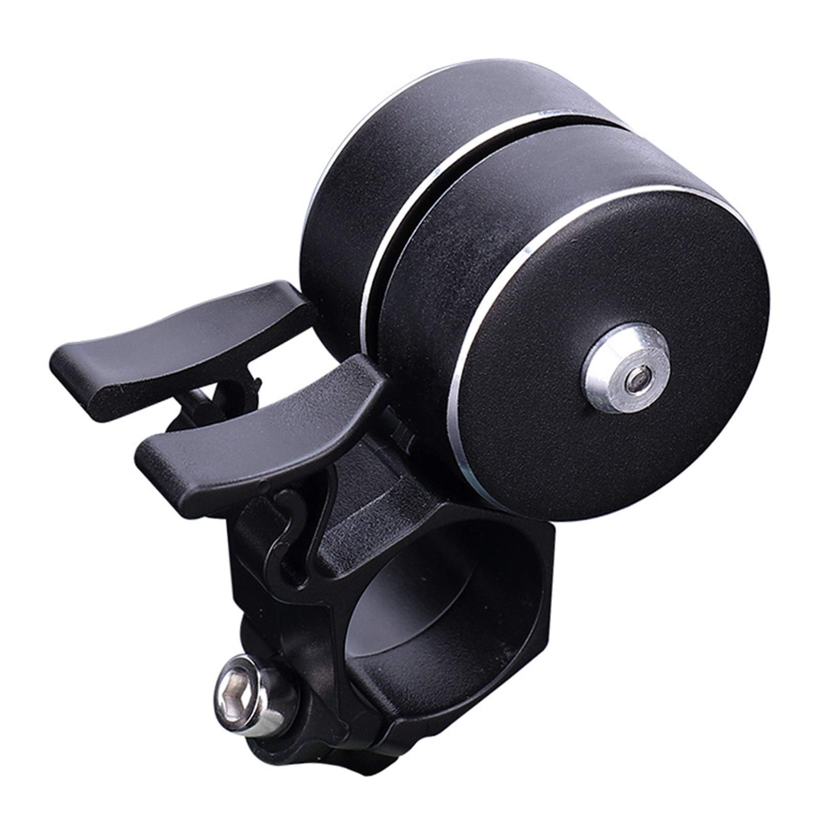 **Premium Aluminum Alloy Bike Bell - Loud & Durable MTB/Road Bike Handlebar Horn - Safety Warning Bell for Cycling, Commuting & Outdoor Adventures (Black)**