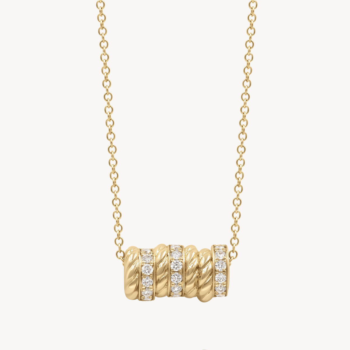 Diamond Bind Necklace - Elegant 14K Gold Plated Diamond Pendant for Women | Perfect for Weddings, Anniversaries & Special Occasions