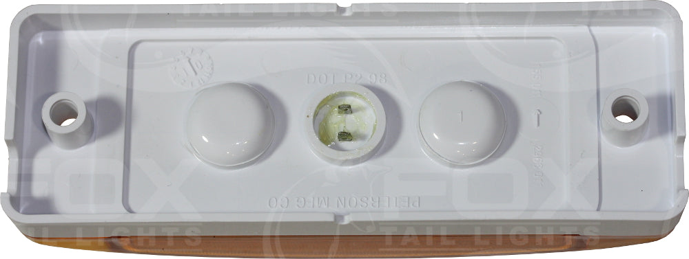 PM M155A Amber Sealed Hard Hat II Clearance & Side Marker Light - Durable Construction Safety Lighting for Helmets & Vehicles