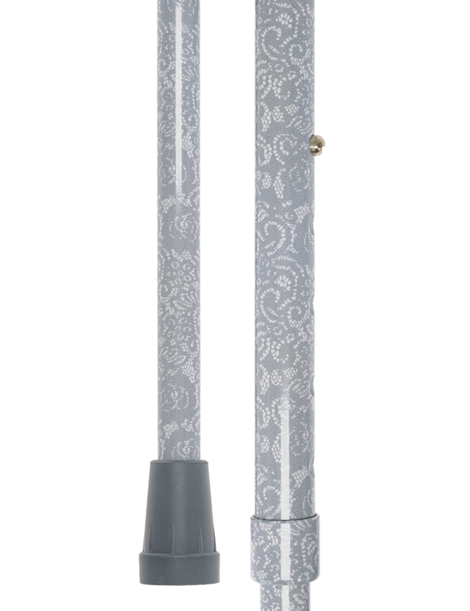 Elegant Rhinestone Designer Folding Cane - Pearlz Graceful Lace Walking Stick for Women | Fashionable Mobility Aid for Weddings, Parties & Evening Events