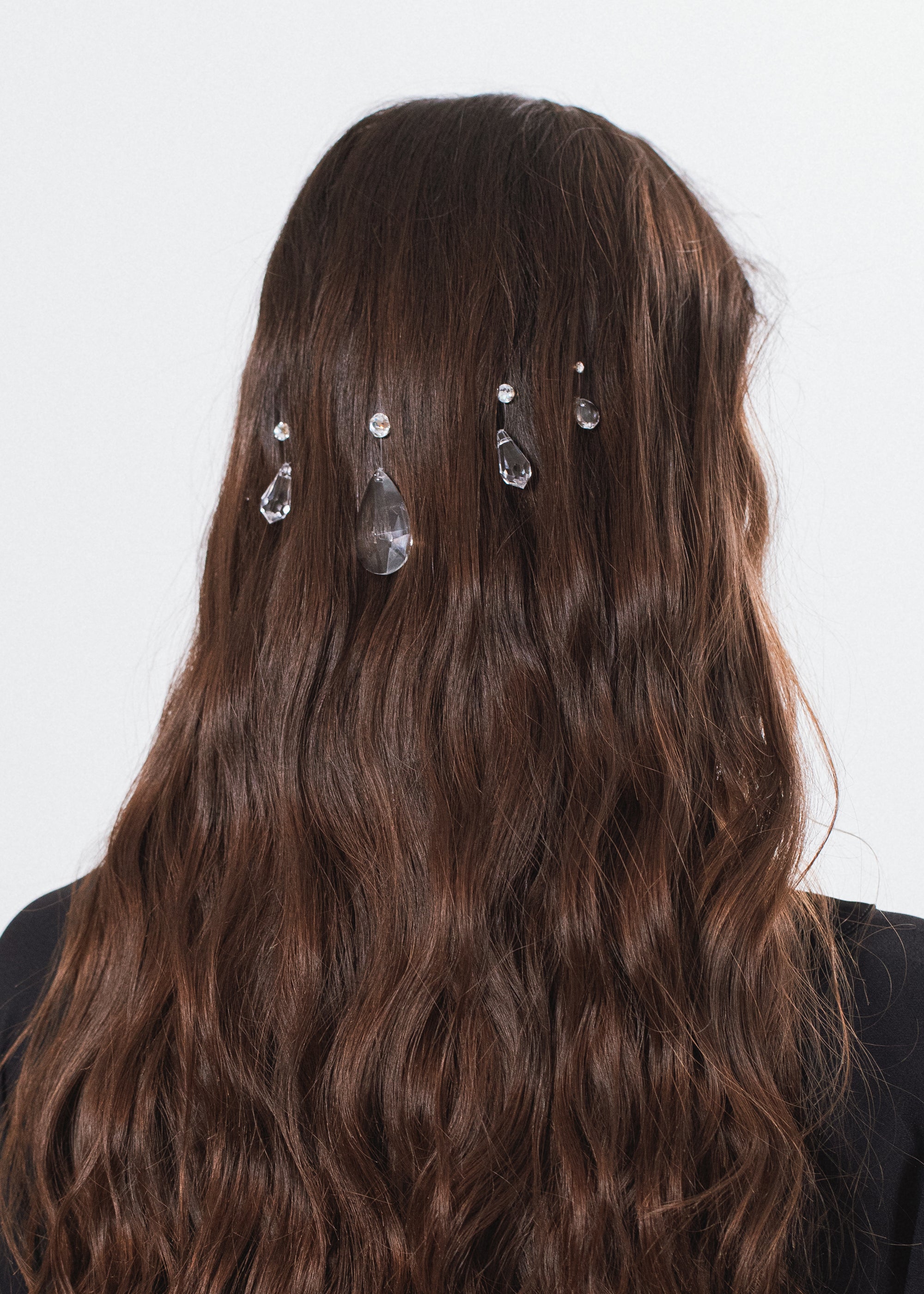 Krystelle Hair Magnet Set - Crystal Hair Clips for Women, Non-Slip Hair Accessories for Thin Hair, Perfect for Weddings, Parties & Everyday Use