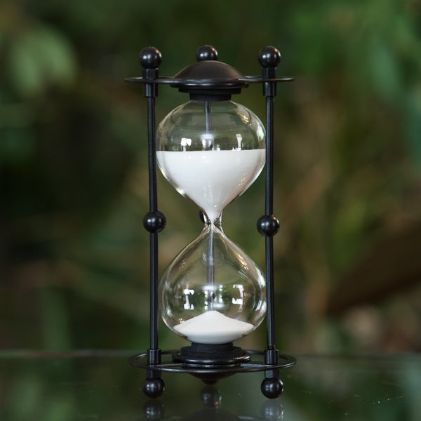 20 Minute Domed Metal Sand Timer - Premium Hourglass for Cooking, Games, Classroom & Home Decor