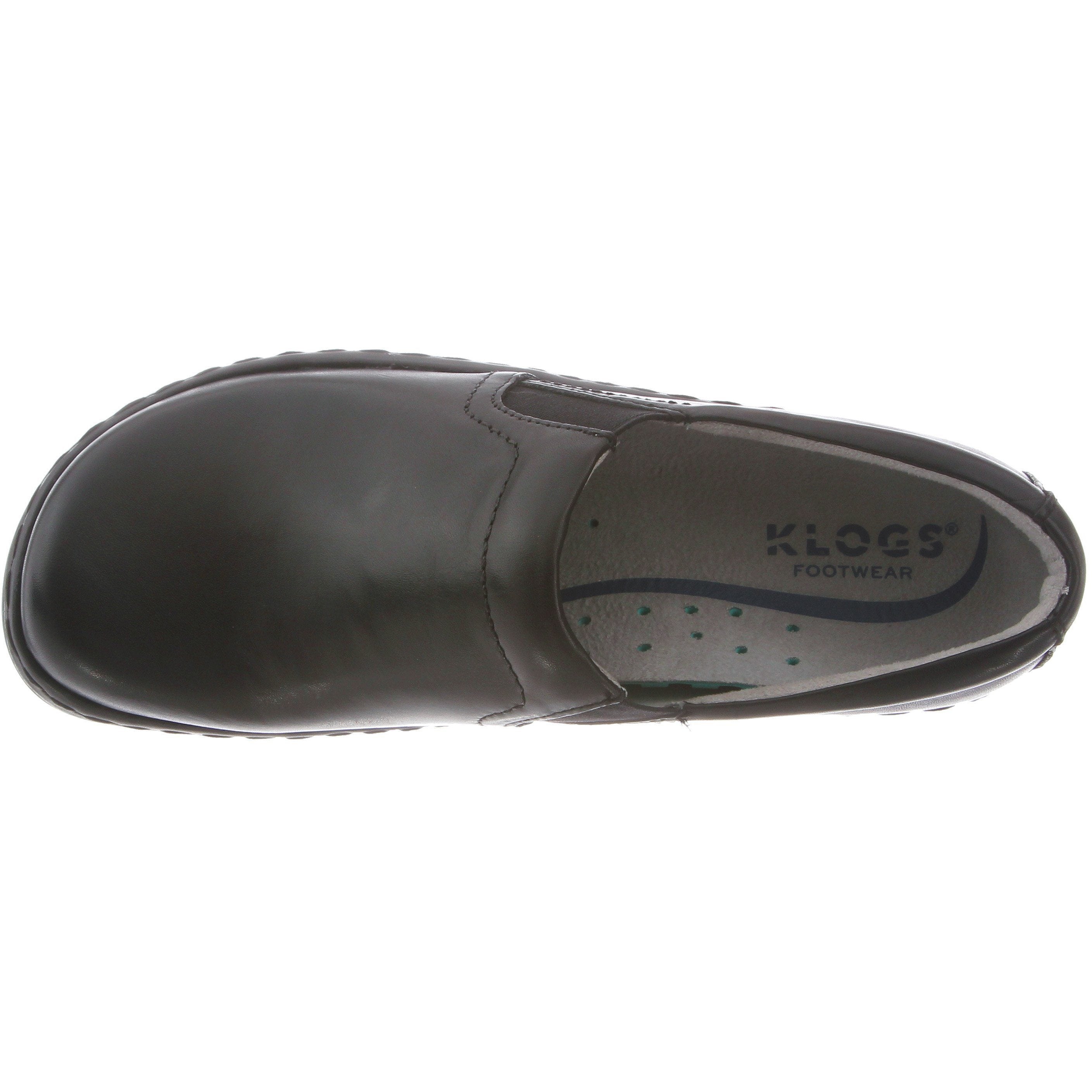 KLOGS Naples Black Smooth Leather Sandals - Medium & Wide Width Comfortable Walking Shoes for Women | Perfect for Beach, Vacation & Casual Outings
