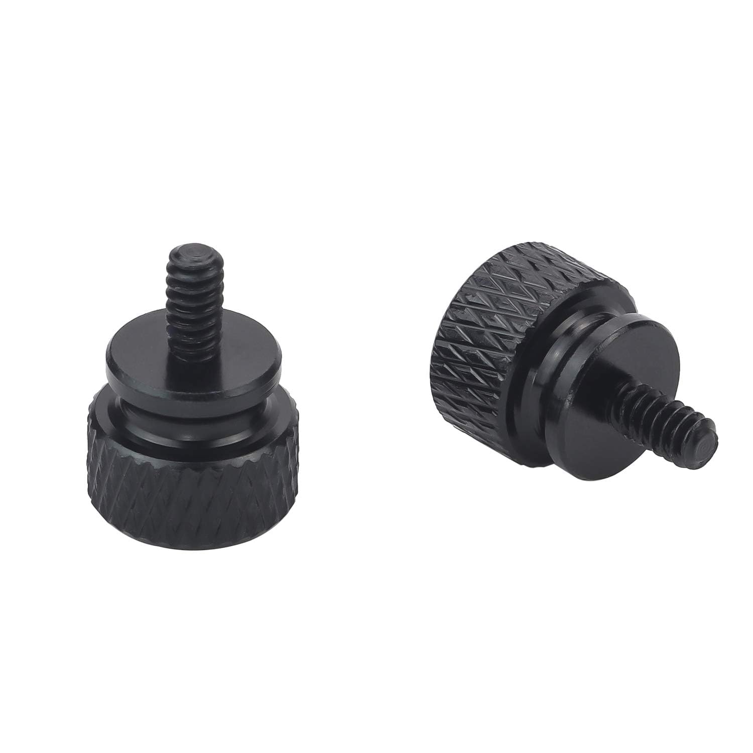 10PCS 6-32 Thread Black Thumb Screws for PC Computer Case & Power Supply - Easy Grip Hardware for DIY PC Builds & Upgrades