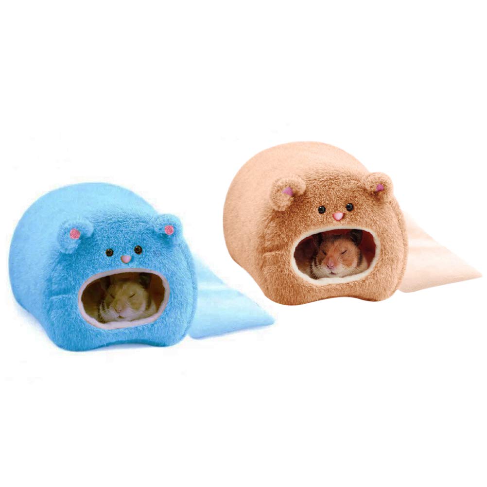 iplusmile Hamster Warm Bed - Cozy Sleeping Tent & Hideout House for Hamsters, Guinea Pigs & Small Pets - Perfect Winter Bedding for Cage, Playpen or Travel Use