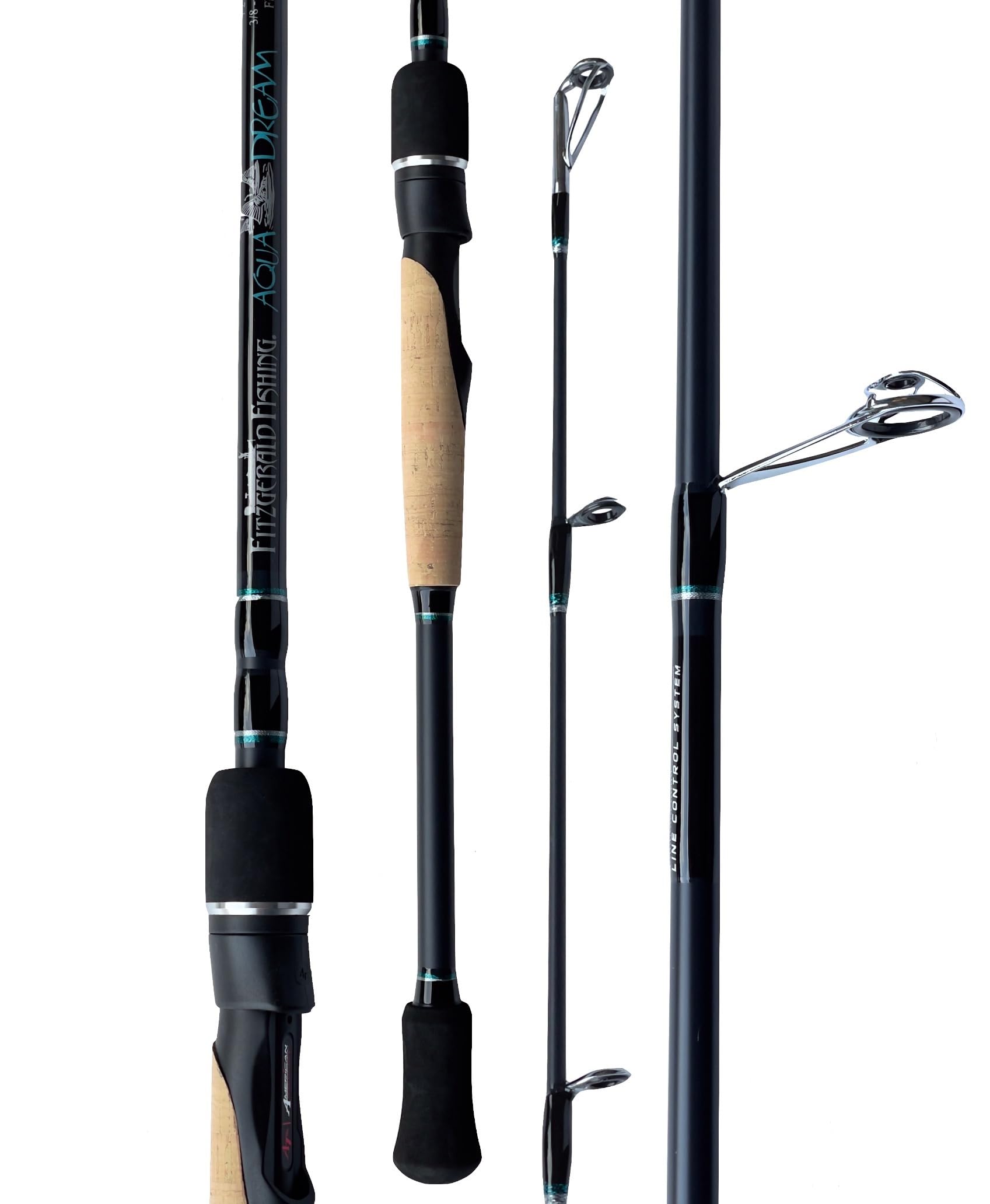 Premium Fitzgerald Aqua Dream Series Spinning Fishing Rods 7'2