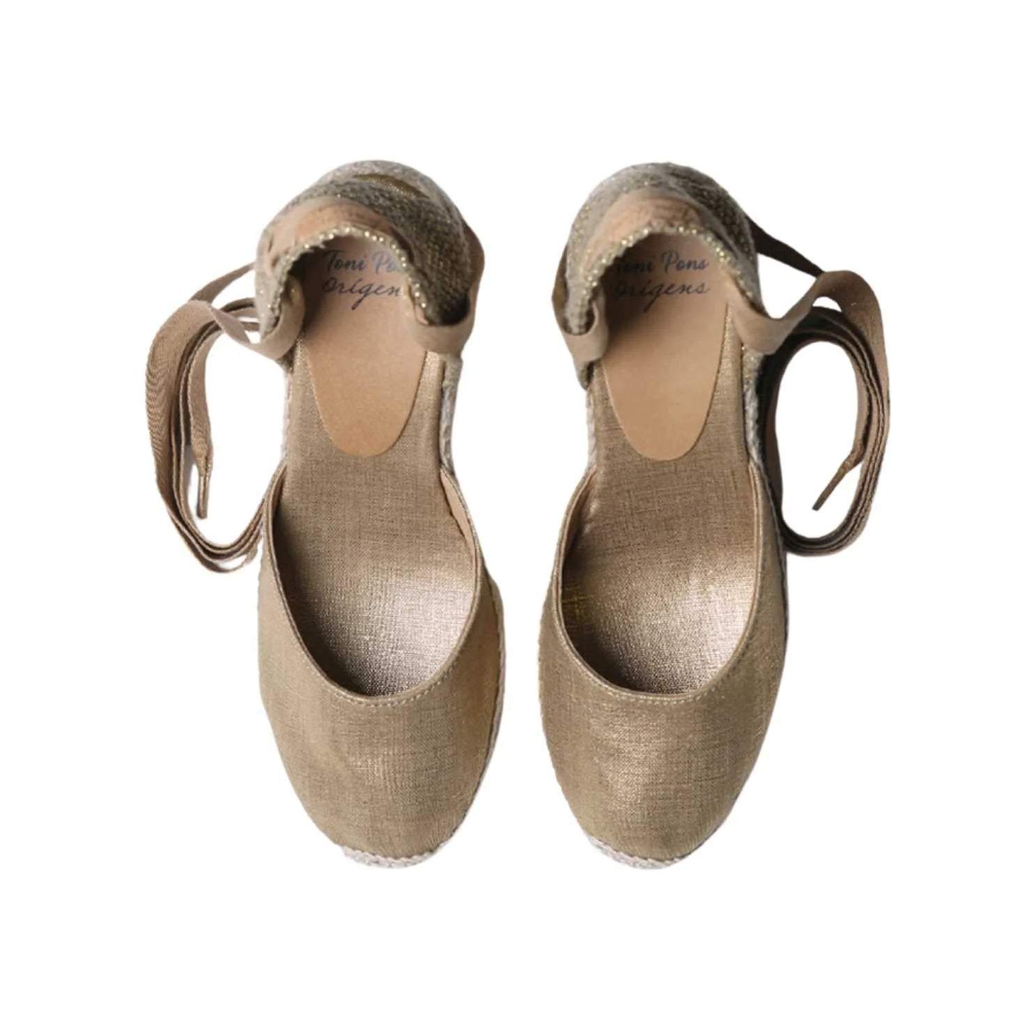 Florina Women's Plain Silk Wedge Espadrilles - Comfortable Summer Sandals for Beach, Vacation & Casual Outings