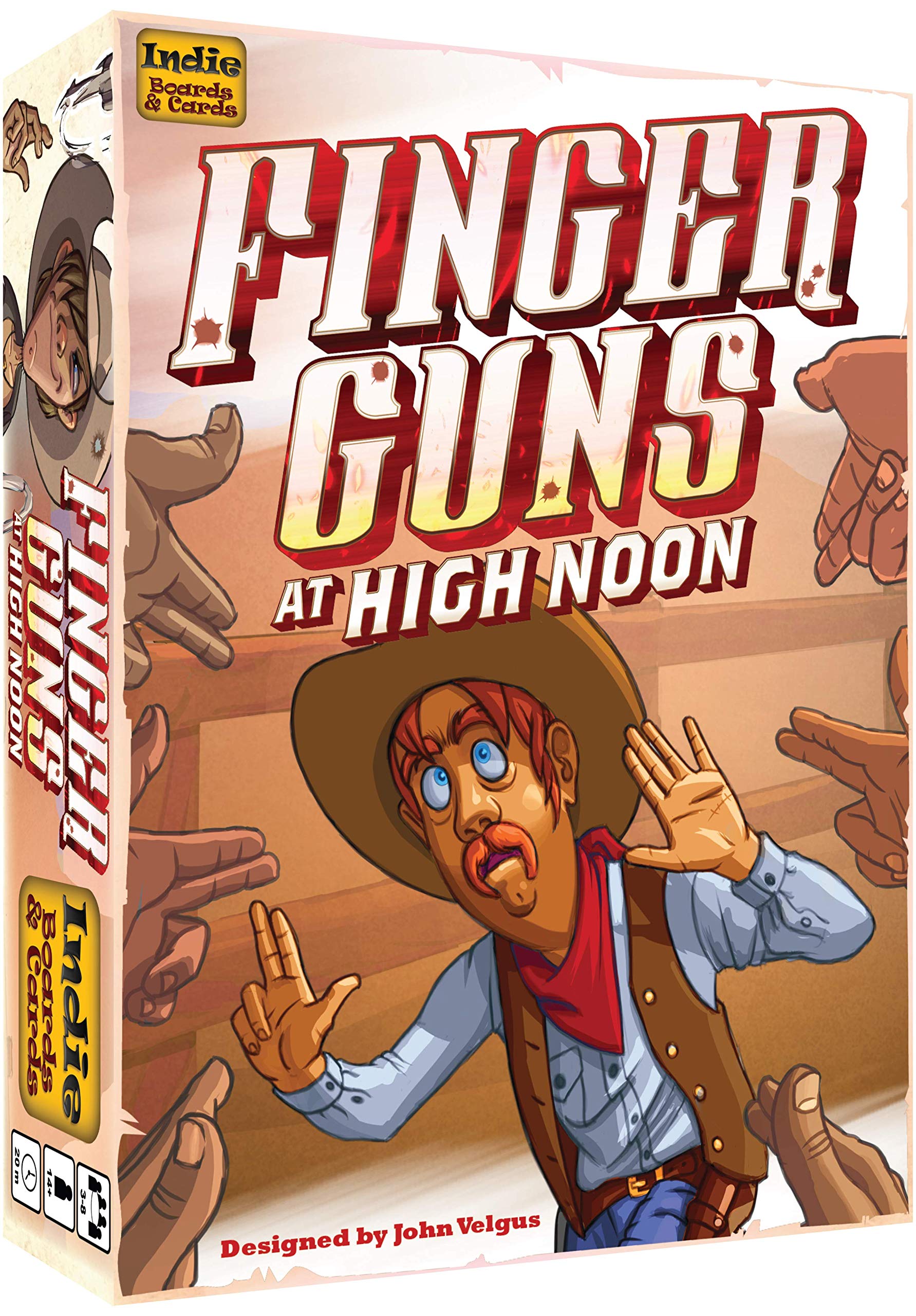 Finger Guns Toy - High Noon Duel Game for Kids & Adults | Fun Party, Cowboy-Themed Play & Western Role-Playing Scenes