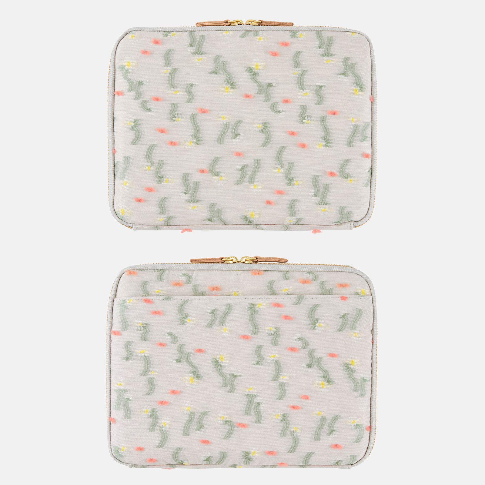 Hobonichi Large Drawer Pouch - Makino Collection Dreaming Garden | Premium Fabric Storage Organizer for Stationery, Makeup & Travel Essentials | Perfect for Office, School & Daily Use