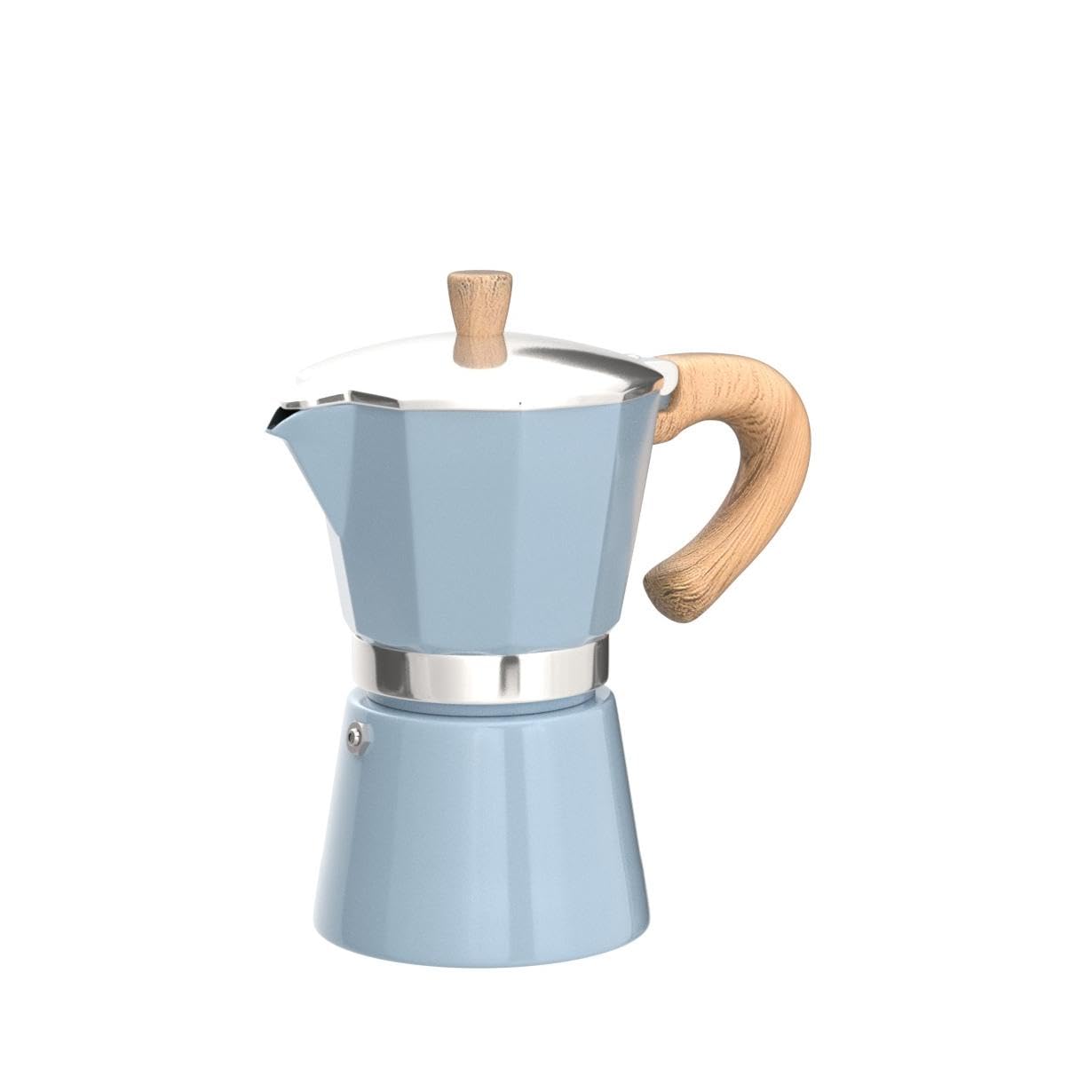 Premium Moka Pot Stovetop Espresso Maker - 6 Cup Italian Coffee Maker, 10 oz Manual Cuban Percolator for Authentic Espresso - Perfect for Home Brewing, Camping & Gifts
