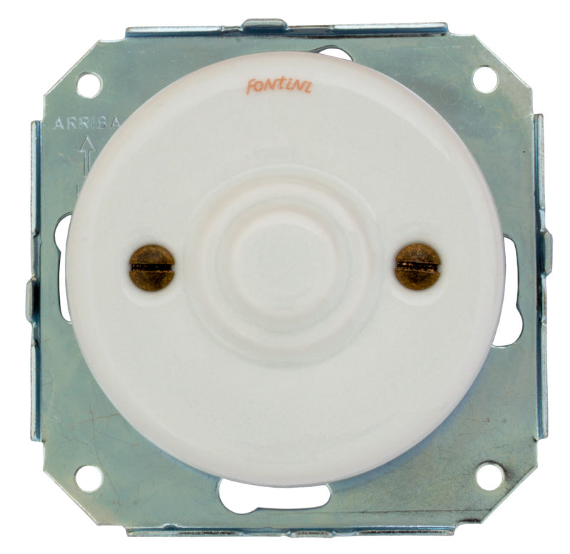 Insats Blindlock White Porcelain Sink Stopper - Perfect for Kitchen and Bathroom Drain Protection