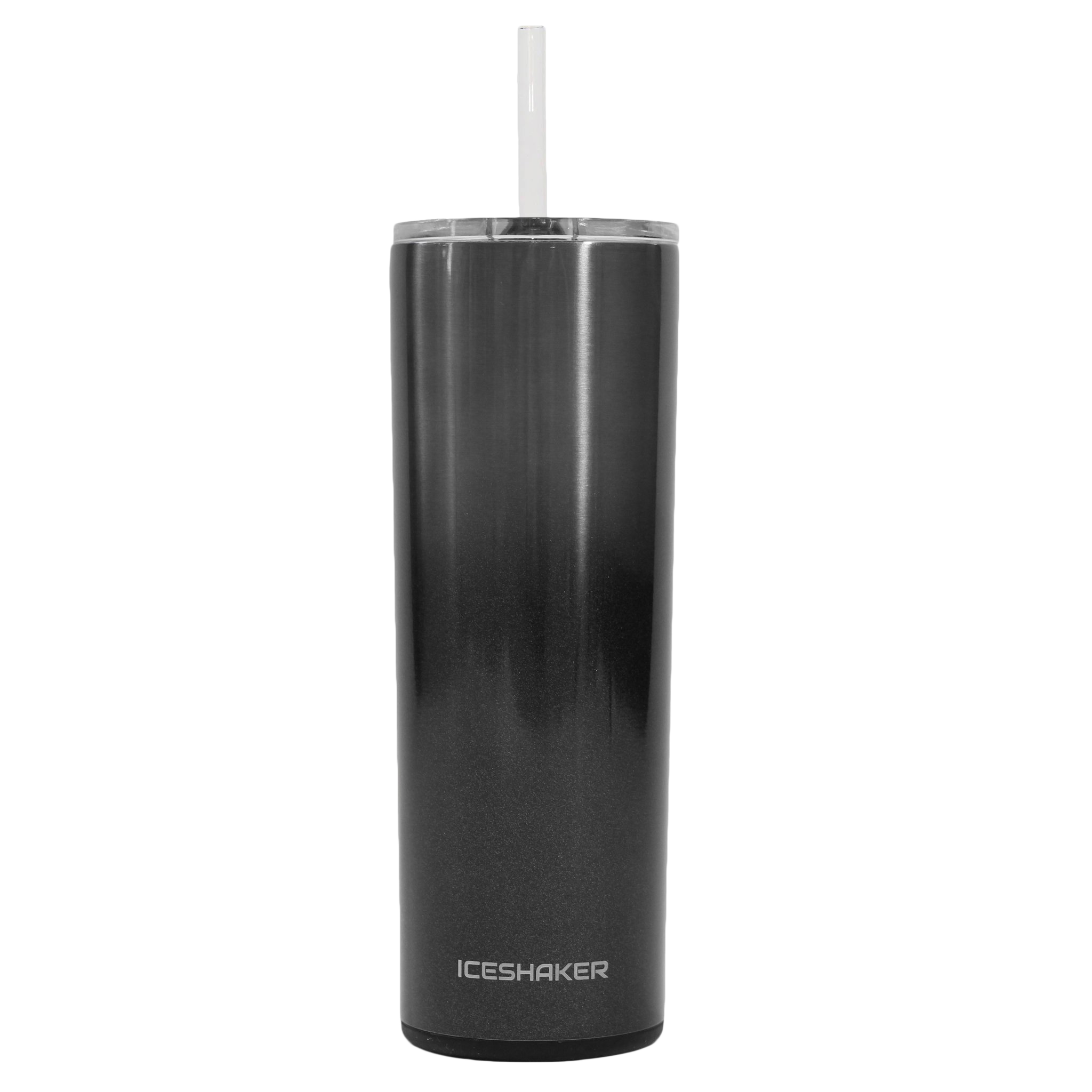 Custom 20oz Skinny Stainless Steel Tumbler with Lid & Straw - Insulated Travel Mug for Coffee, Tea & Cold Drinks - Perfect for Office, Gym, Hiking & Outdoor Activities