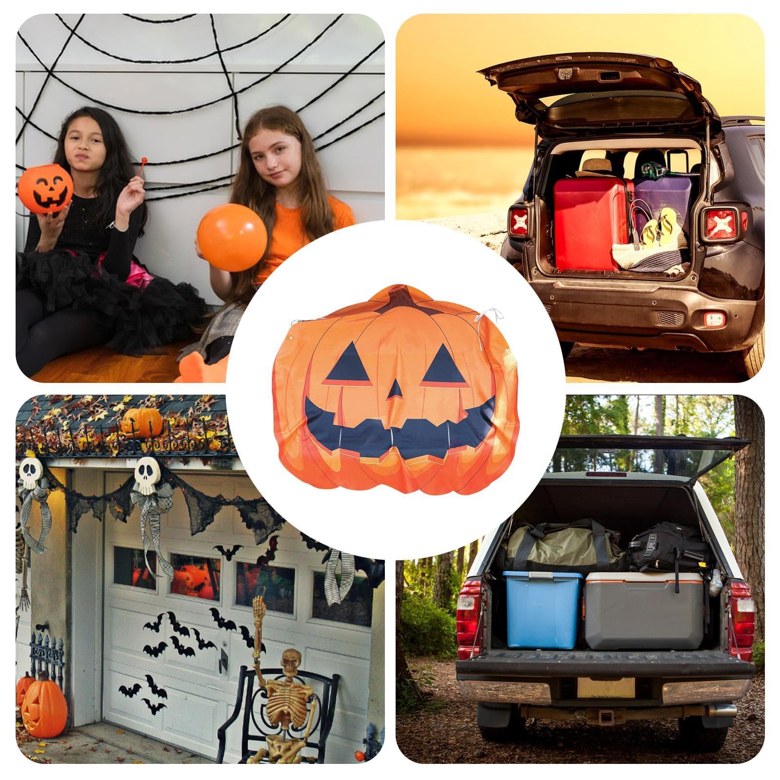 Festive Car Garage Decor Kit - Weatherproof Trunk Decoration Banner for Holiday Carport Entry | Perfect for Christmas, Halloween & Birthday Party Decorations