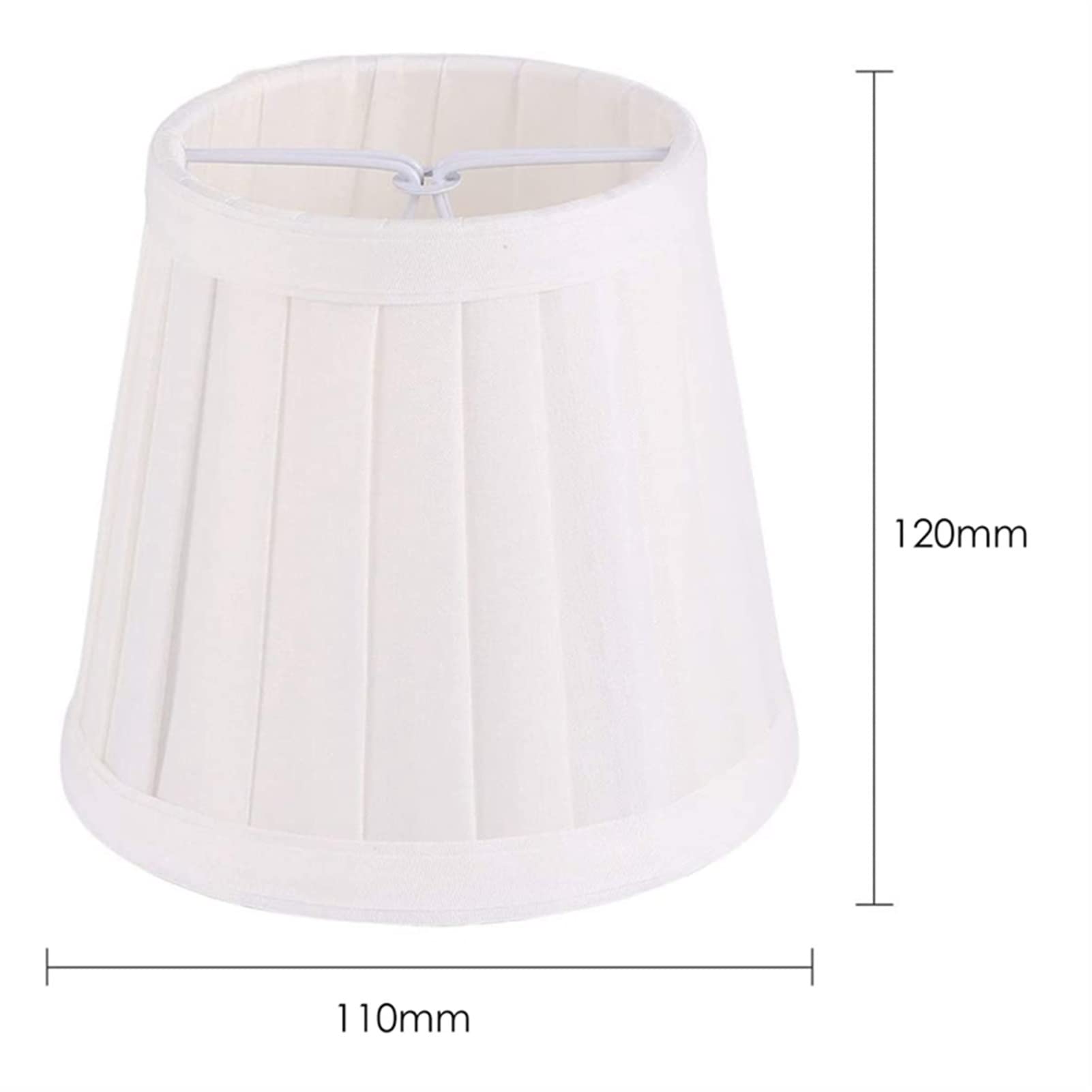 3-Pack Small Lamp Shades for Chandeliers - Clip-On Candelabra Bulb Covers - Set of 6 Mini Lamp Shades for Wall & Table Lights - Perfect for Dining Room, Bedroom, and Living Room Decor