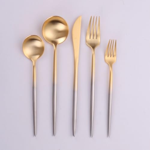 Ombre Silver and Gold