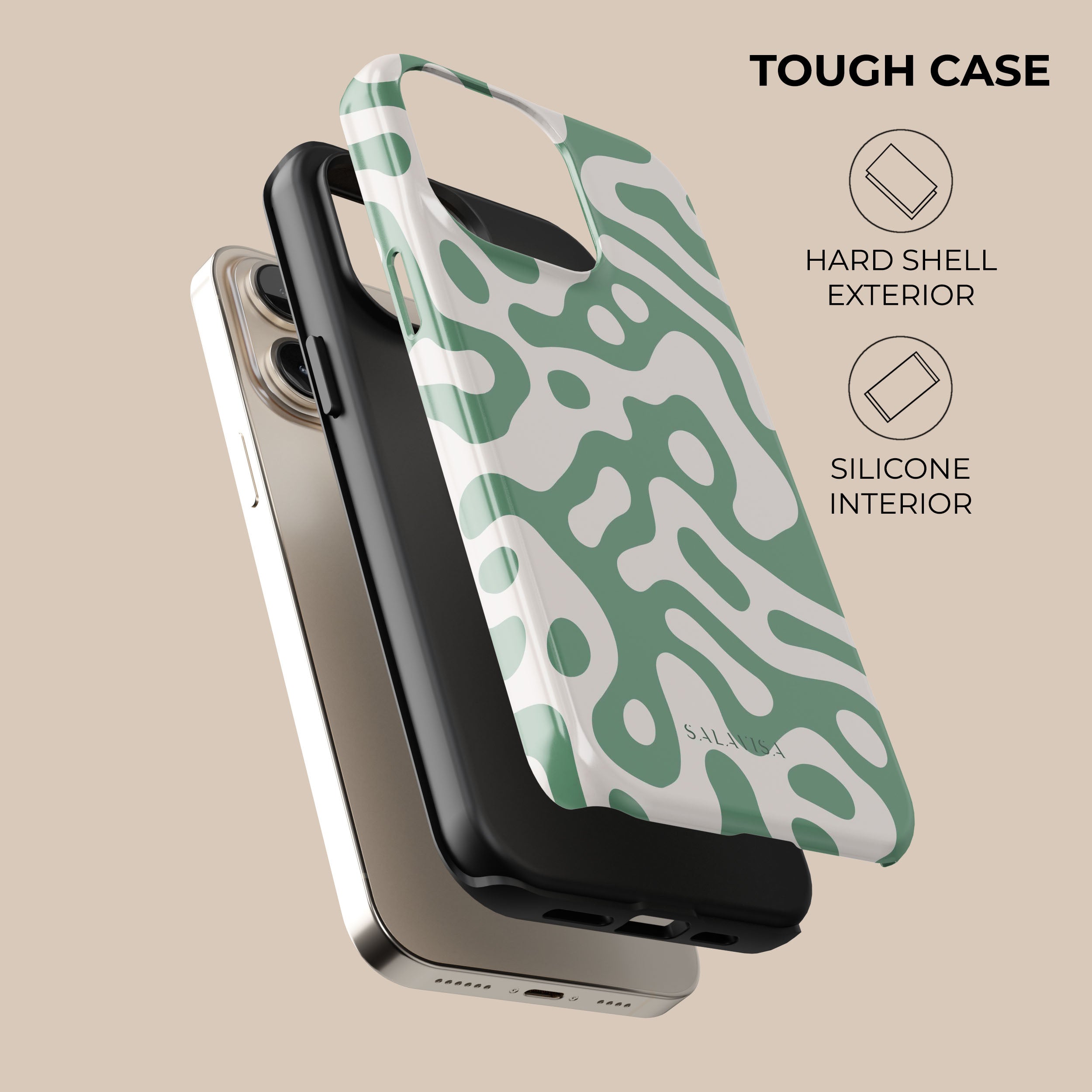 Eco-Friendly Green Paths Phone Case - Durable & Stylish Protective Cover for iPhone & Samsung - Perfect for Outdoor Adventures & Daily Use
