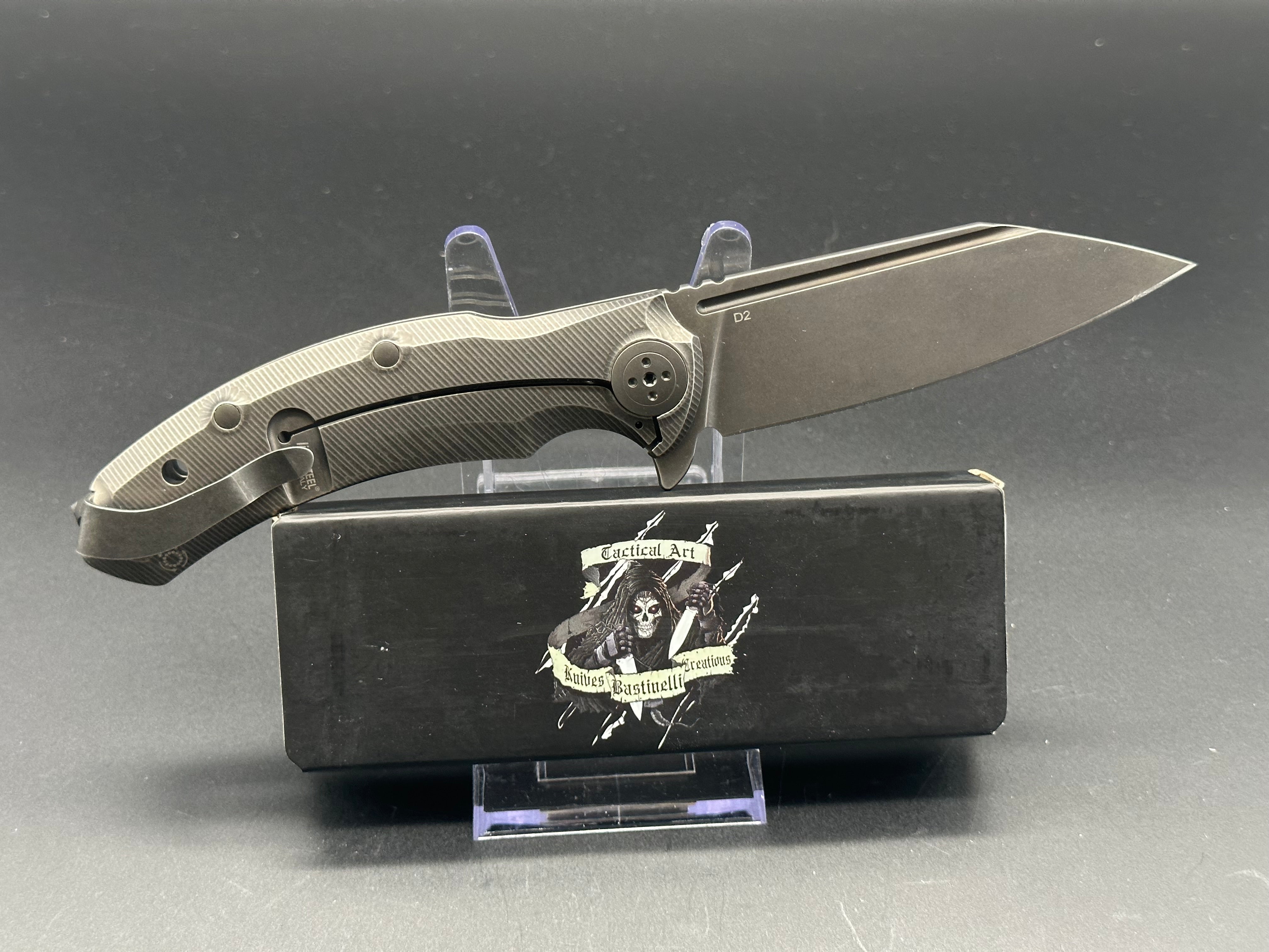 Bastinelli 212 Trigger Folding Knife - High-Quality Tactical Pocket Knife for Outdoor, Camping, Hunting & EDC Use