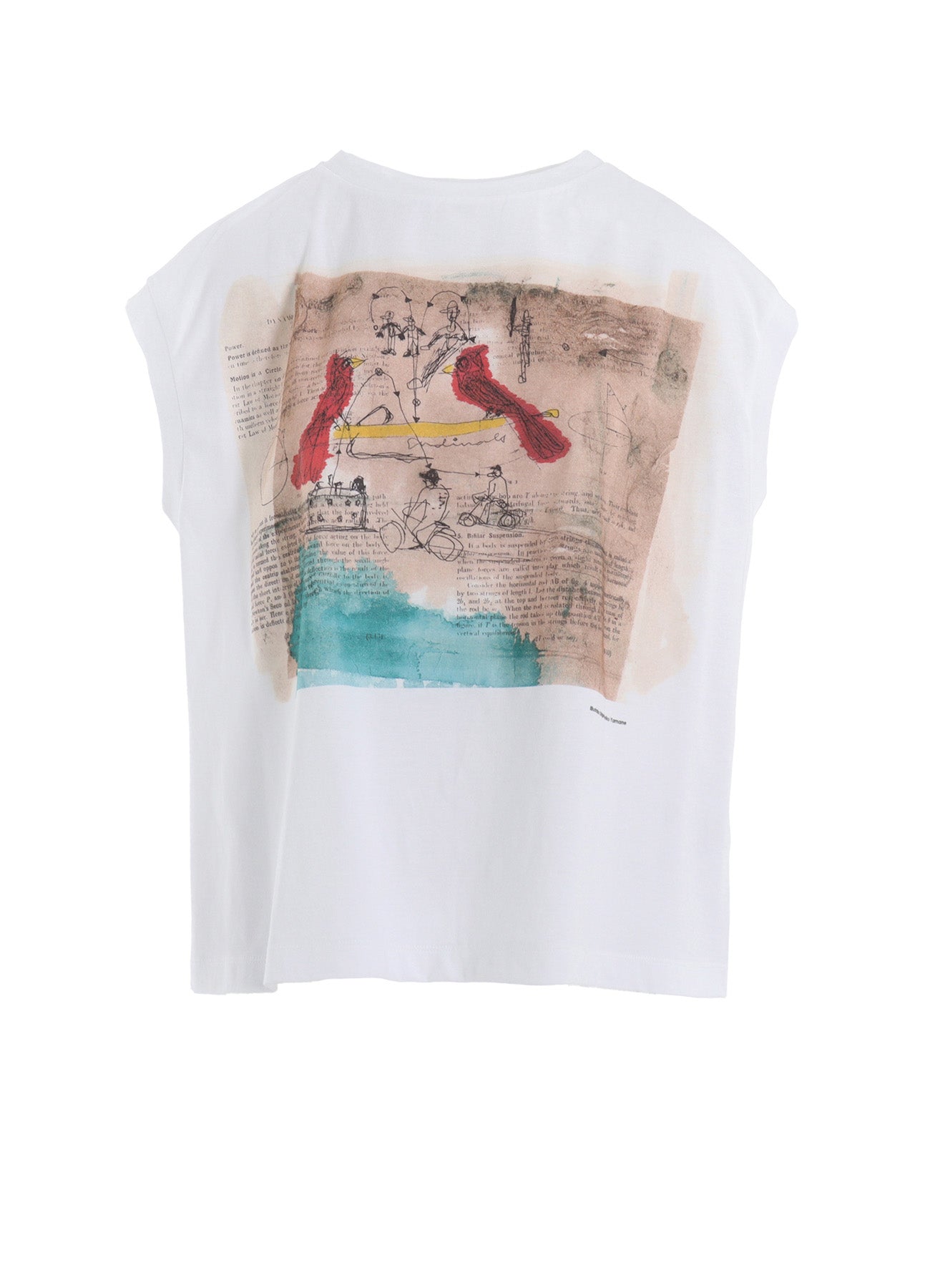 Stylish Cotton Jersey Bird Print French Sleeve Shirt for Women - Casual Summer Tops for Outdoors, Travel & Everyday Wear