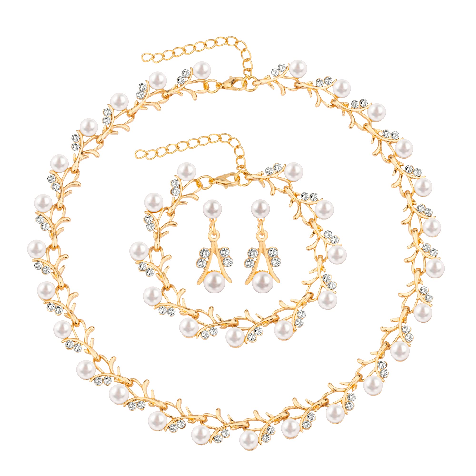 Elegant Pearl Jewelry Set for Women - Wedding & Party Accessories