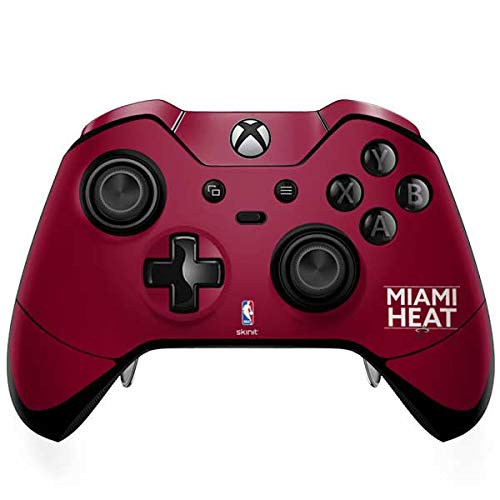 Officially Licensed NBA Miami Heat Xbox One Elite Controller Skin - Red Gaming Decal for Enhanced Grip & Style | Perfect for Gaming Enthusiasts & Sports Fans