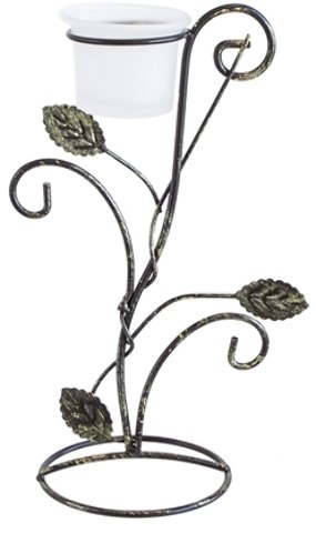 DollarItemDirect 48-Pack Bronze Metal Leaf Votive Candle Holders - Elegant Tea Light Candle Stand for Wedding, Party, Home Decor, and Table Centerpieces