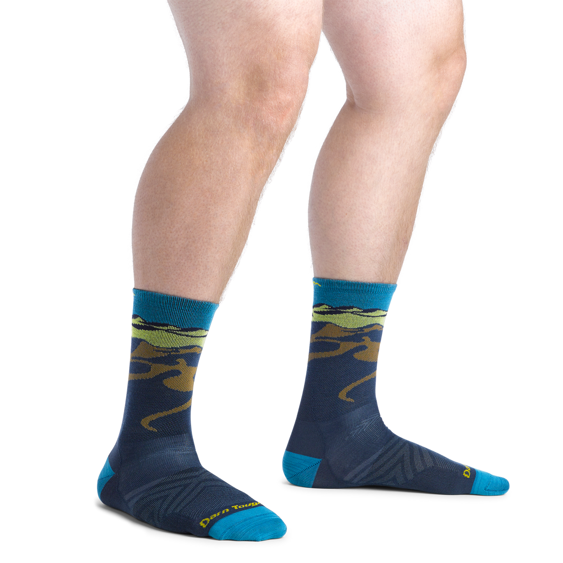 Darn Tough 1065 Ridge Runner Micro Crew Ultra Lightweight Running Socks for Men - Perfect for Hiking, Trail Running & Outdoor Adventures