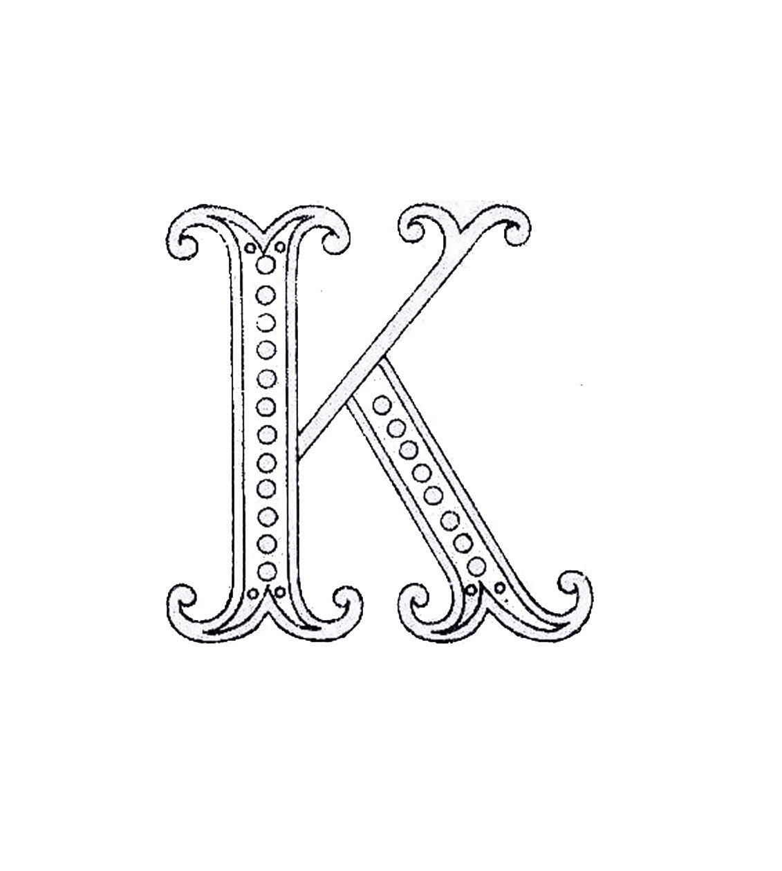 Victorian Style Sequin Letter - Elegant Home Decor for Parties, Weddings & Special Events