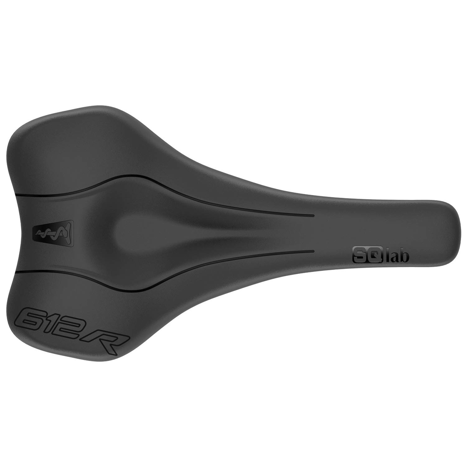 SQlab 612 Ergowave R Mountain Bike Saddle - Carbon Fiber Reinforced Polyamide Unisex MTB Saddle for Men & Women | Comfortable Cycling Seat for Trail Riding, Enduro & Cross-Country Biking