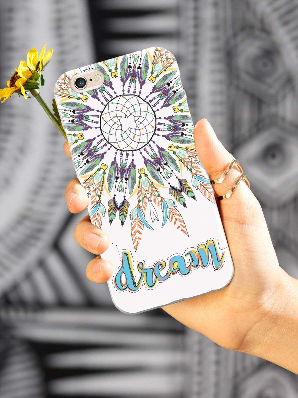 Inspired Cases - Premium 3D Textured Protective Phone Case Compatible with iPhone 11 Pro Max - Dreamcatcher Art Design - Shockproof & Slim Fit Cover for Apple iPhone 11 Pro Max - Perfect for Travel, Work & Daily Use