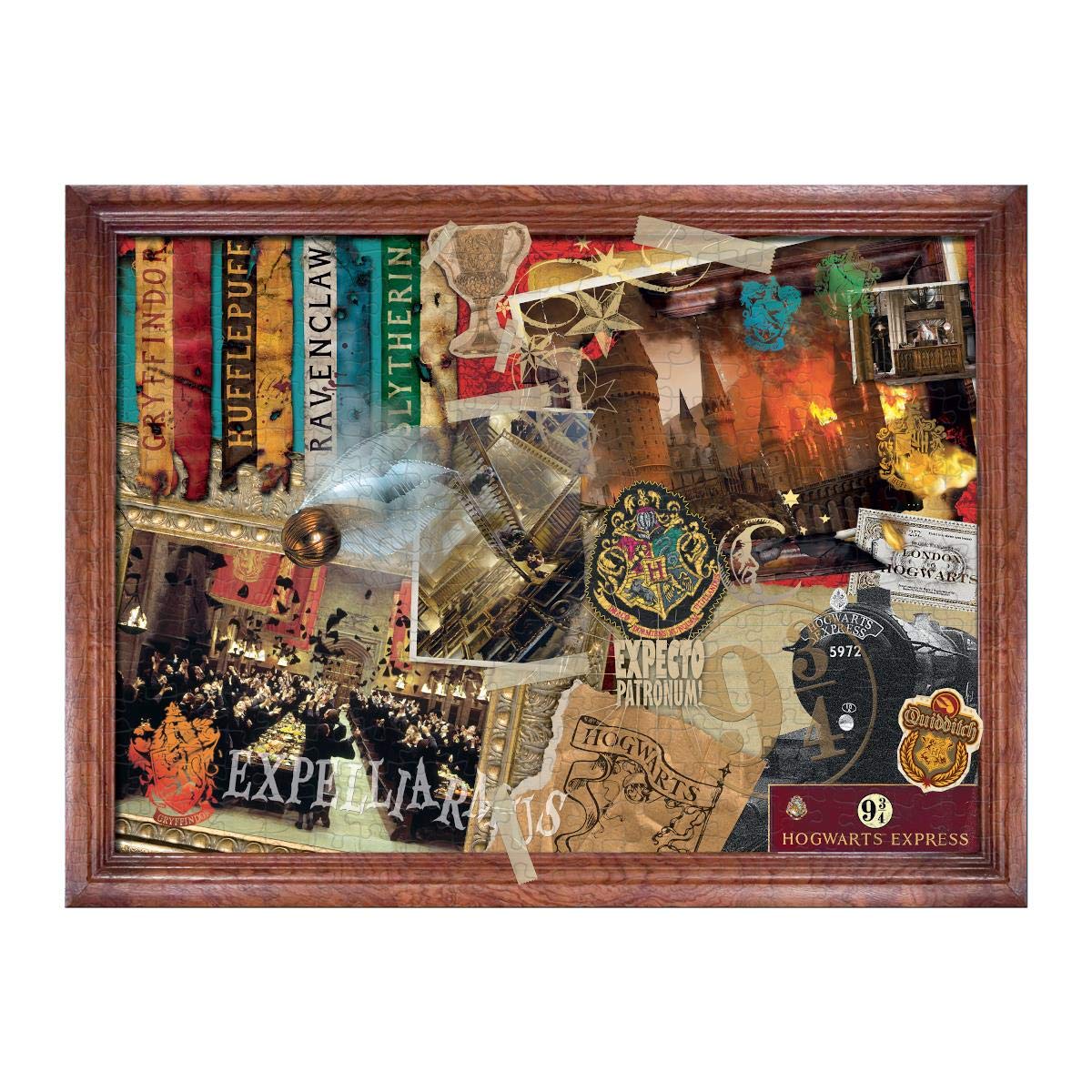 Harry Potter Hogwarts 1000 Piece Jigsaw Puzzle by Winning Moves Games - Perfect for Family Game Nights and Relaxing Indoor Activities