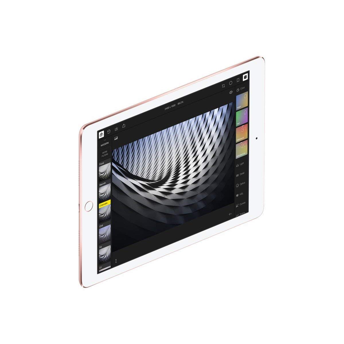 Apple iPad Pro 9.7-inch (256GB, Wi-Fi, Rose Gold) - Certified Refurbished - Perfect for Work, Study & Entertainment