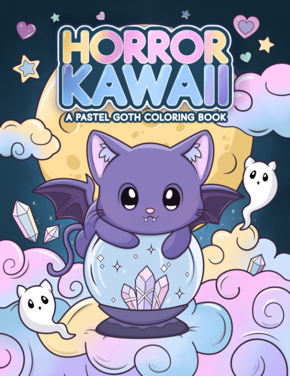 Horror Kawaii: Pastel Goth Coloring Book for Adults - Cute & Creepy Gothic Chibi Art Pages | Stress Relief, Halloween Gifts, Goth Aesthetic Decor