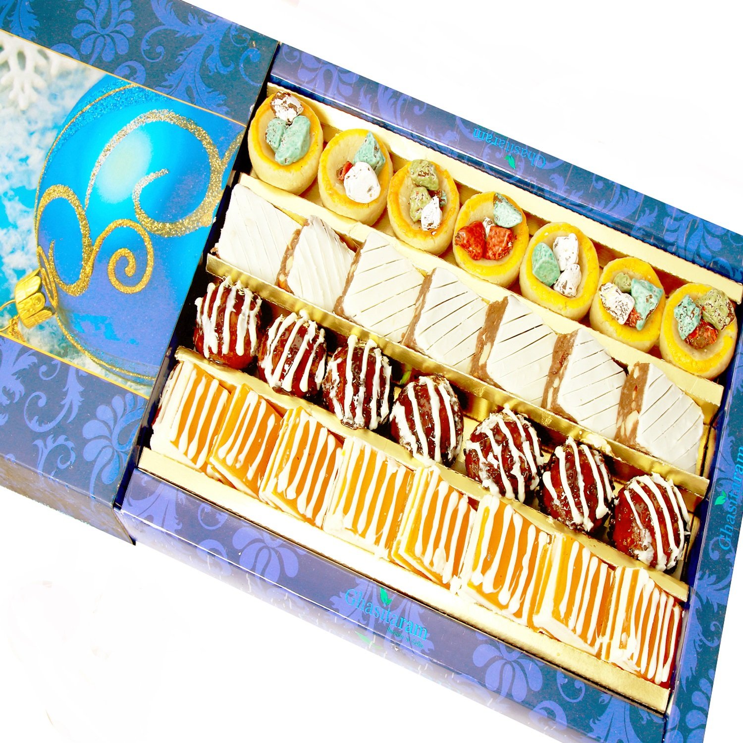 Premium Assorted Exotic Cashew Sweets 800g - Authentic Indian Diwali Gift Box | Festive Treats for Holidays, Corporate Gifting & Family Celebrations