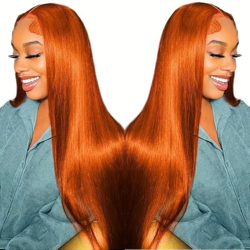 Orange Straight Wig