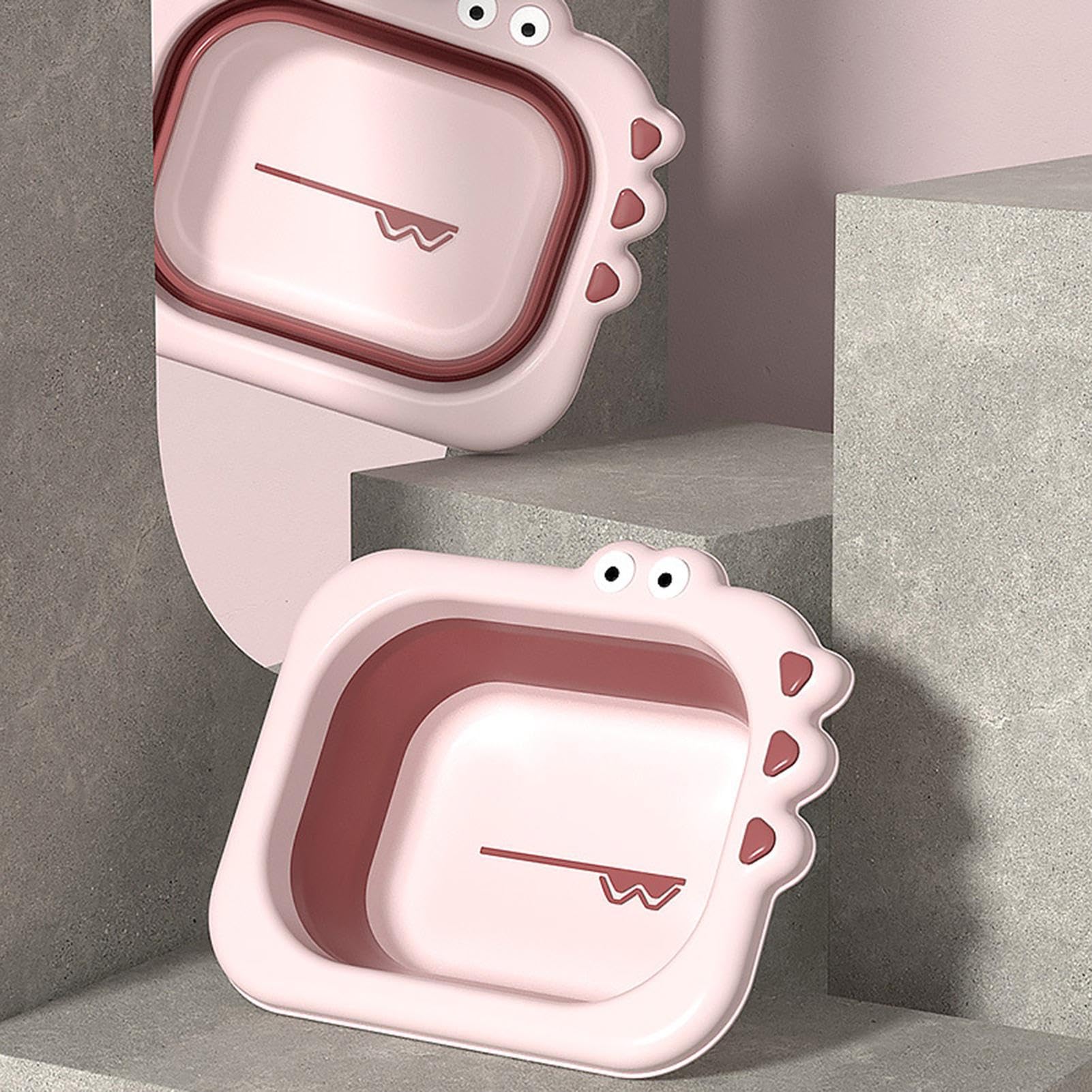 2.5L Foldable Wash Basin - Multi-Purpose Portable Sink for Face, Feet, Baby Bottles & Breast Pump Parts | Camping, Travel, Home & Outdoor Use