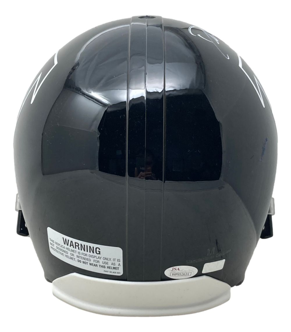 Deion Sanders Autographed Atlanta Falcons NFL Full Size Replica Helmet with JSA Certificate - Perfect for Football Memorabilia Collectors and Sports Fans Display
