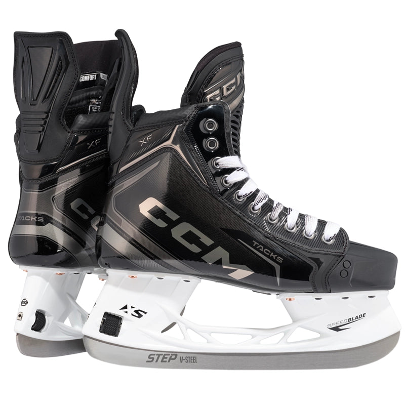 CCM Tacks XF Senior Ice Hockey Skates - High-Performance Hockey Skates for Men & Women - Perfect for Competitive Play & Training