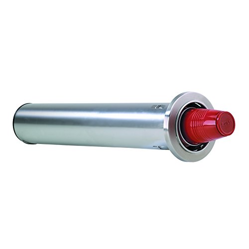Adjustable Stainless Steel In-Counter Cup Dispenser - 4oz to 12oz Capacity, 2 Spring Mechanism, 22
