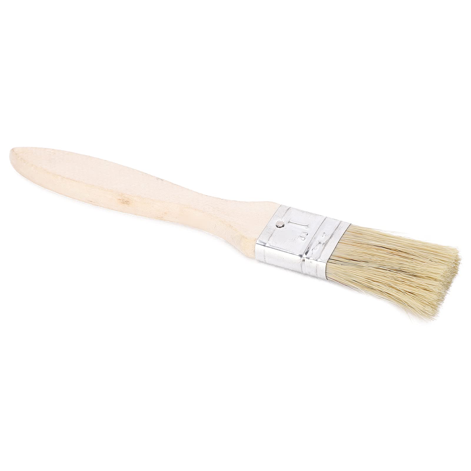 25mm Paint Brush Set - Wood Handle Synthetic Bristle Brushes for Wall Painting, BBQ Grilling, Crevice Cleaning & DIY Projects - Perfect for Home Improvement, Crafts & Outdoor Cooking