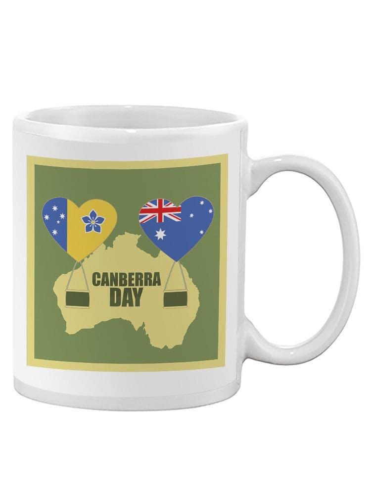 Canberra Australia Flag Balloons Coffee Mug - Patriotic Gift for Aussie Fans, Travel Lovers & Home Decor | Perfect for Office, Gifts & National Day Celebrations