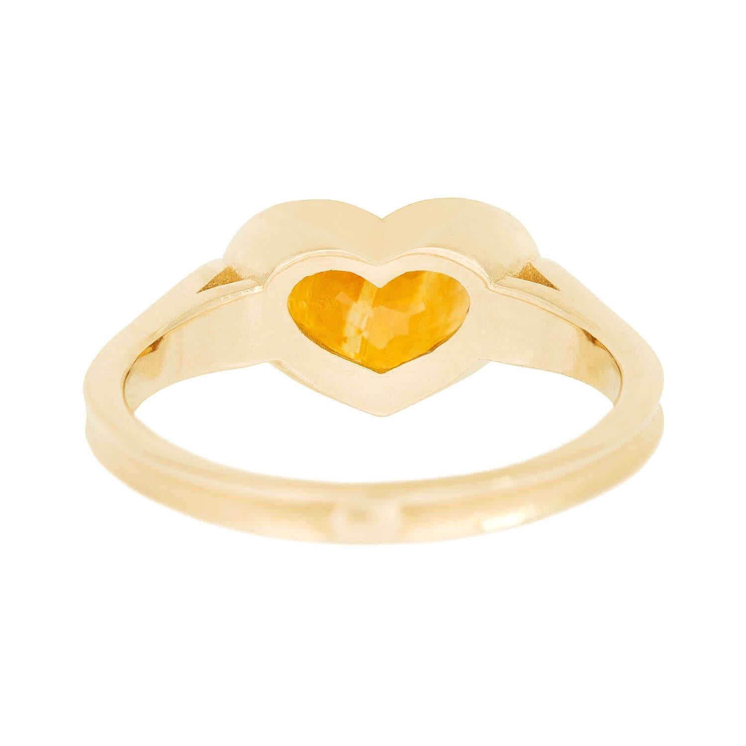 14K Gold 2.25ct Natural Ceylon Sapphire Heart Ring - No Heat Treatment, Vintage Style Jewelry for Anniversary, Engagement & Romantic Gifts