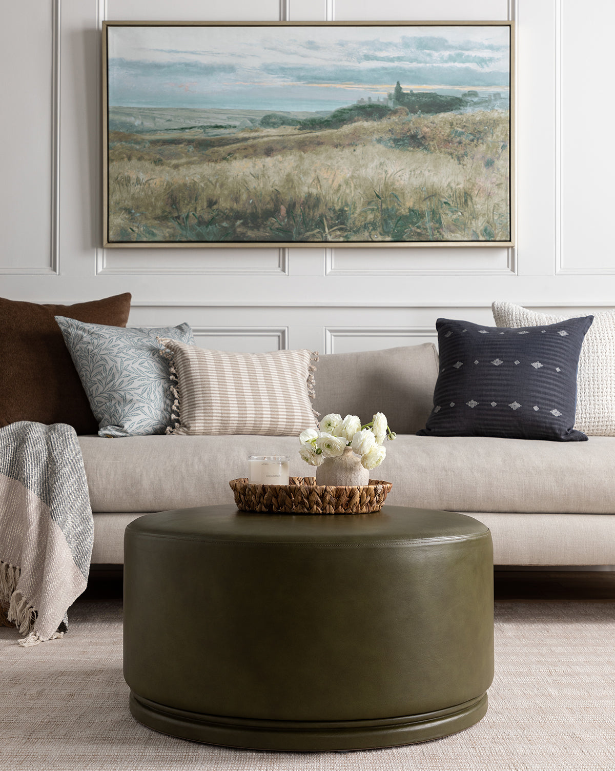 Sunset Fields Wall Art - Stunning Landscape Canvas Print for Home & Office Decor | Perfect for Living Room, Bedroom, and Office Spaces