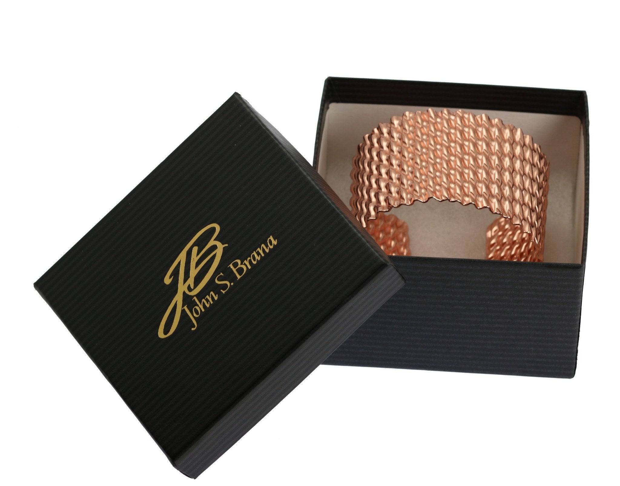Double Corrugated Copper Cuff Bracelet - Handmade Boho Jewelry for Women - Adjustable Bangle for Festival, Wedding & Everyday Wear